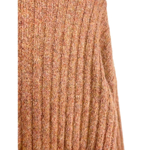 William Rast Wool Blend Multicolor Turtleneck Sweater, Pink -‎ Size L - Picture 3 of 7